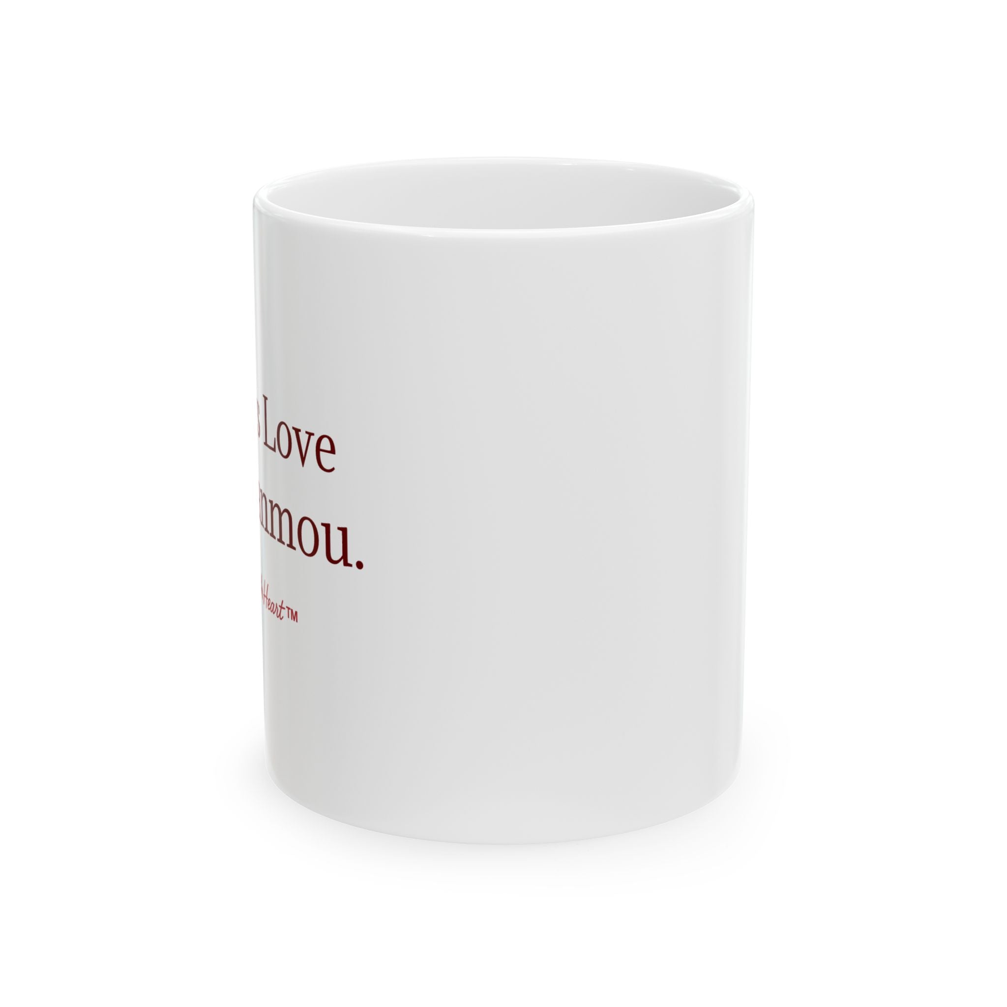 Mug — 'Avèk lanmou.' (Haitian)