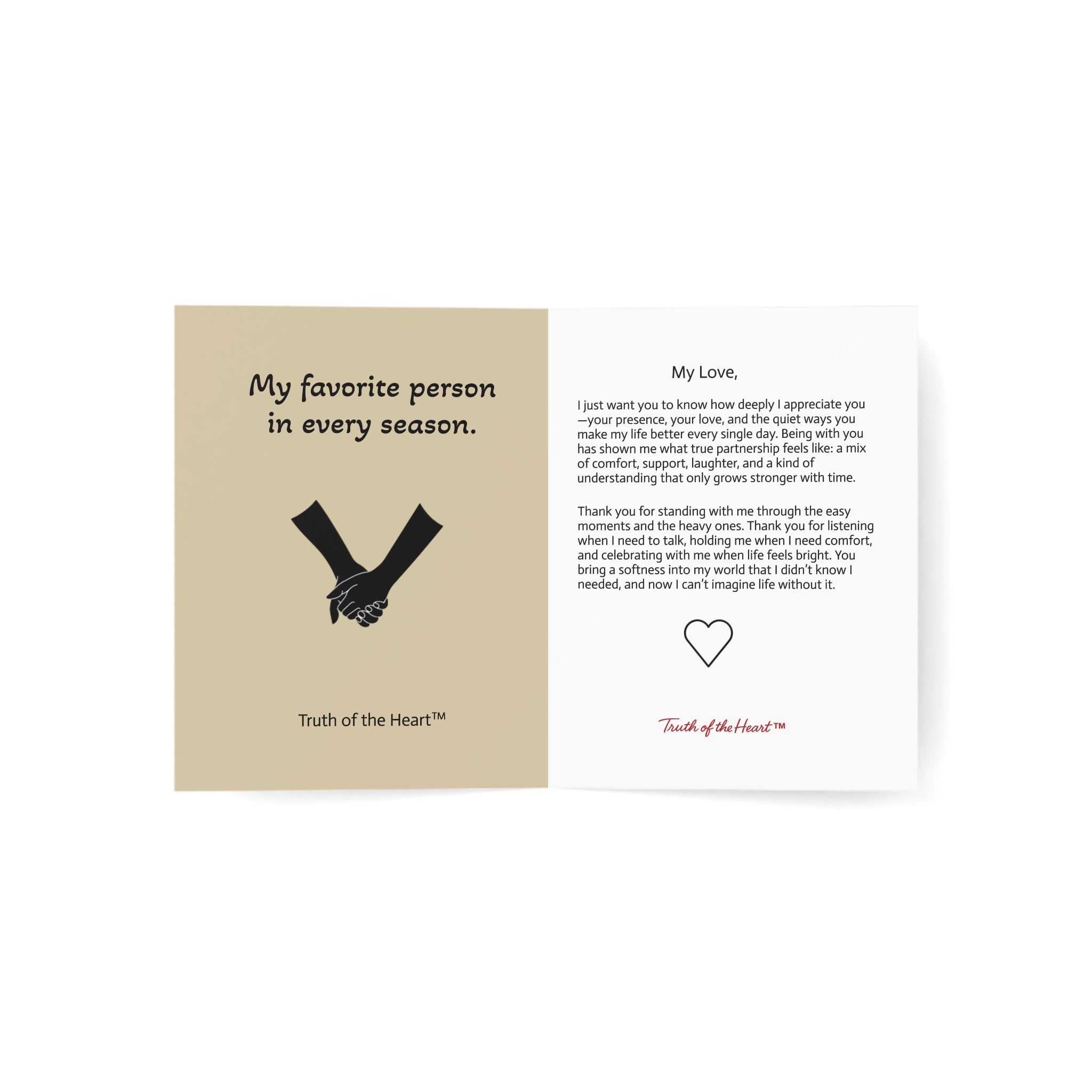 For Partner — Love & Appreciation Card Set