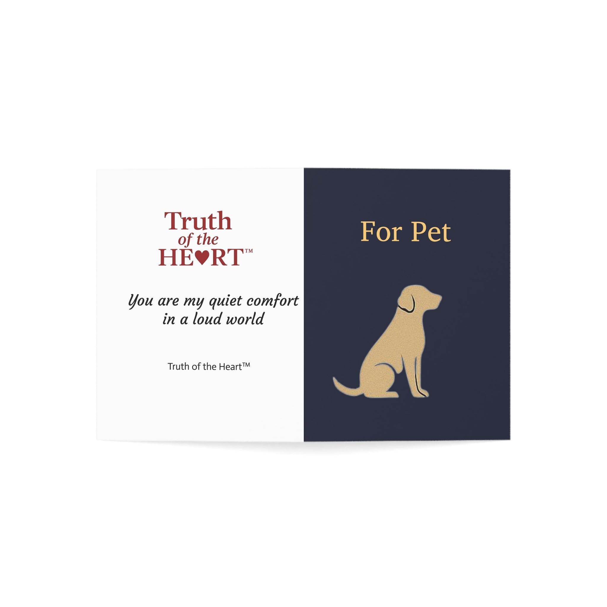 For Pet – Quiet Comfort Card Set