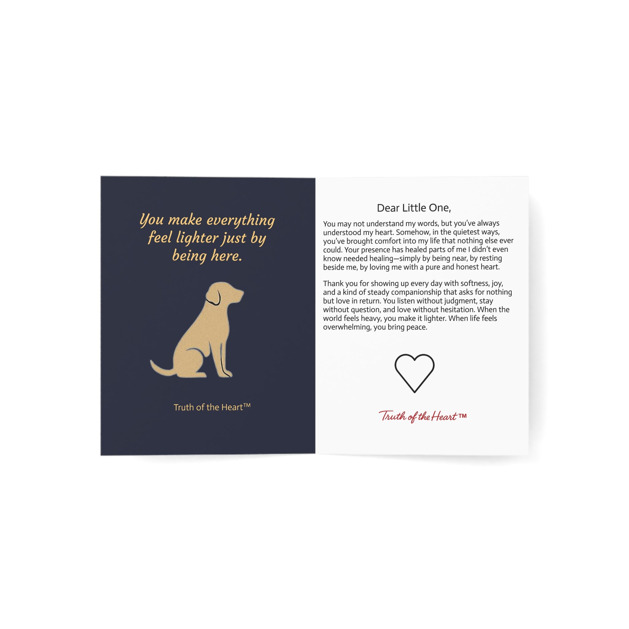 For Pet – Quiet Comfort Card Set