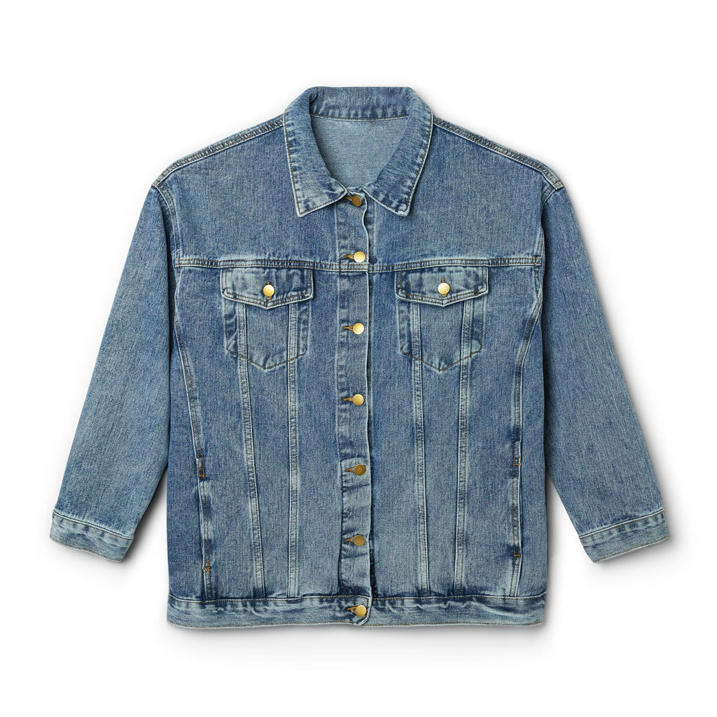 Denim Jacket — 'Soften Hearts This Season'  (French)