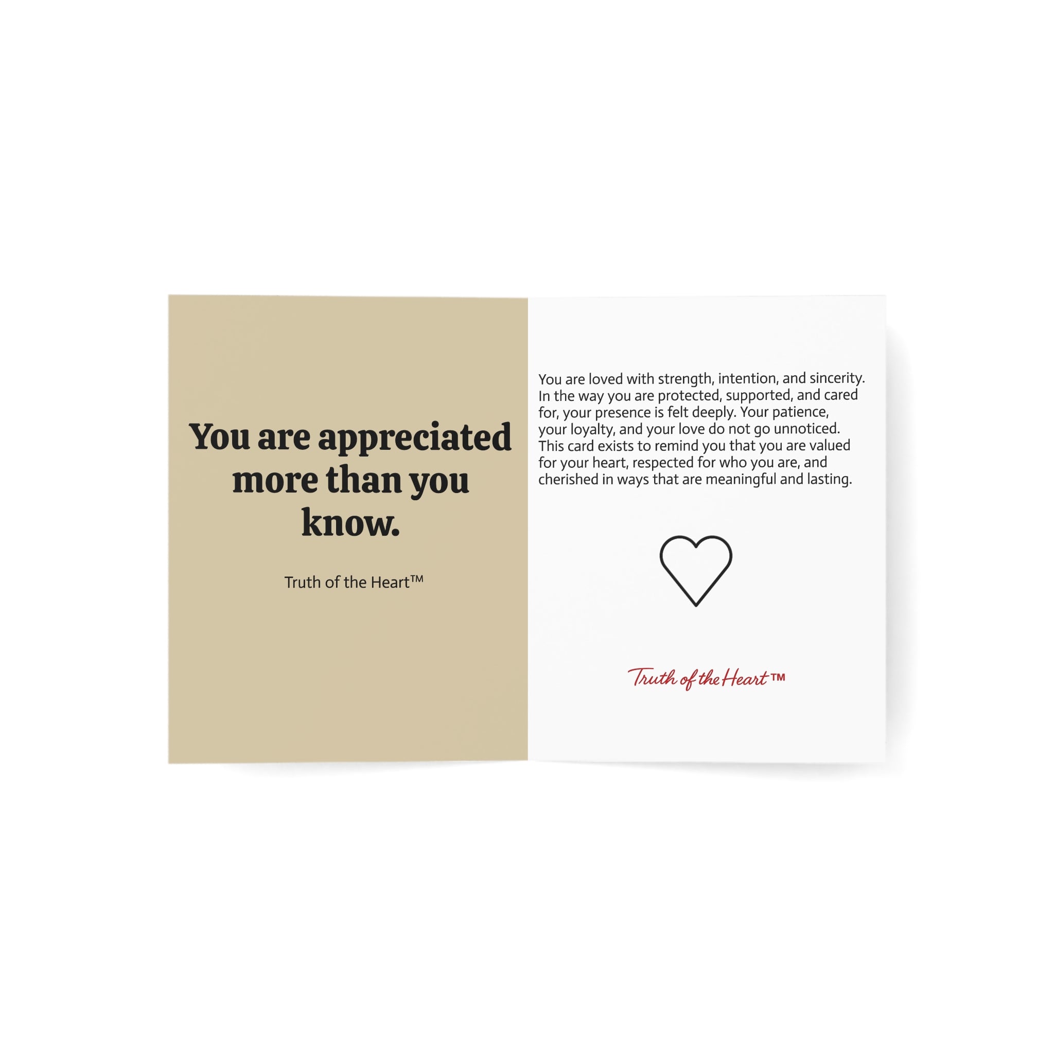 LOVED BY HIM — CARD