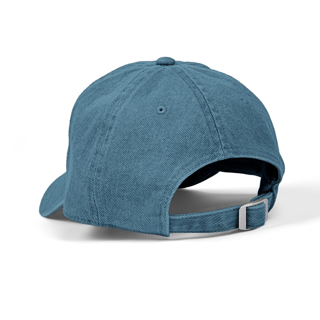 Denim Hat — “Soft on hearts this season. Mon coeur.” (French)