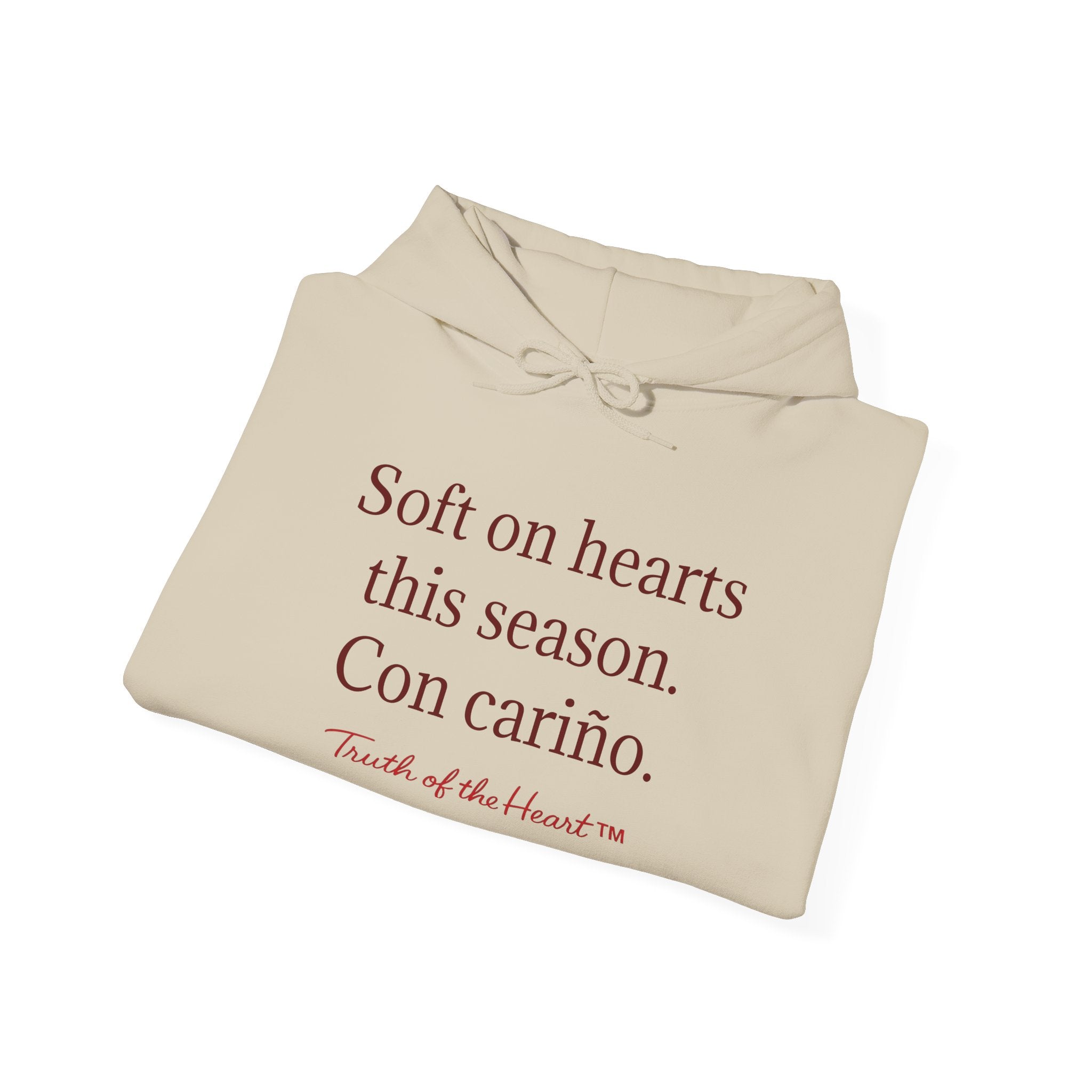 Soft on hearts this season. Con cariño. - Hoodie (Spanish)