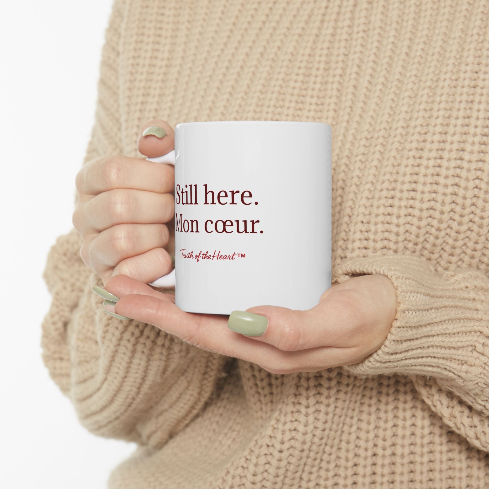 Mug – 'Mon cœur..'  (French)
