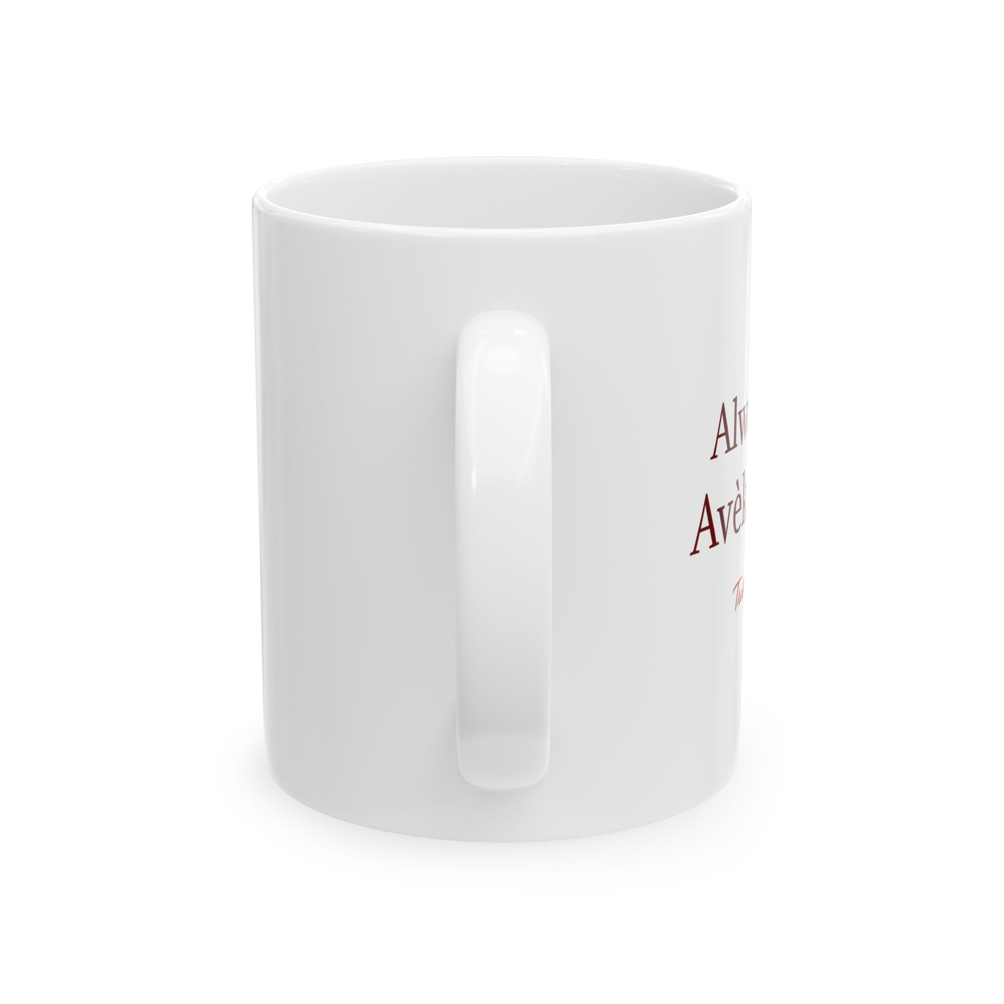 Mug — 'Avèk lanmou.' (Haitian)